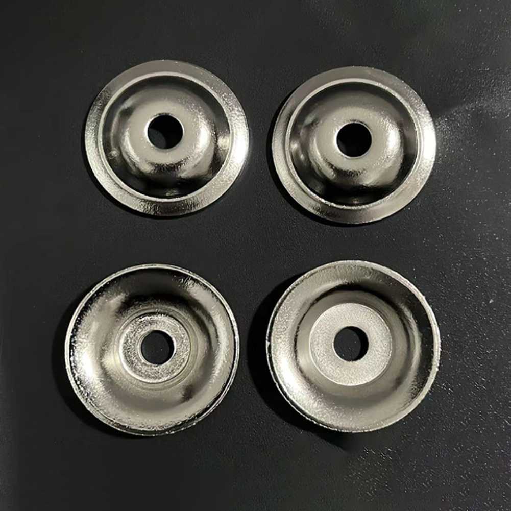 Furniture Hardware With Backplate - Paquete de 10 pomoles plateados para