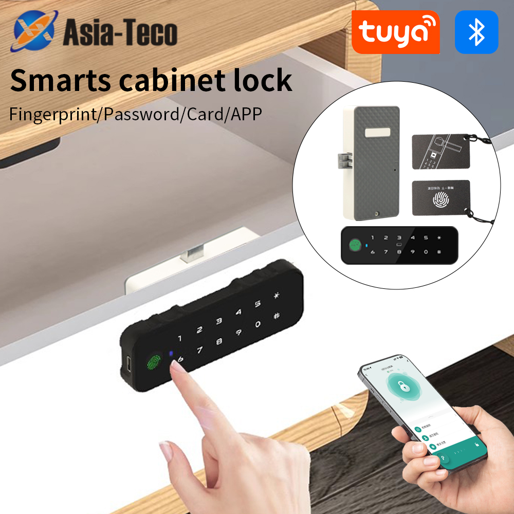 Furniture Hardware Supplies - Tuya-armario de madera inteligente con Bluetooth,