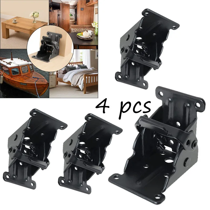 Furniture Hardware For Legs - Marco de soporte plegable de hierro,