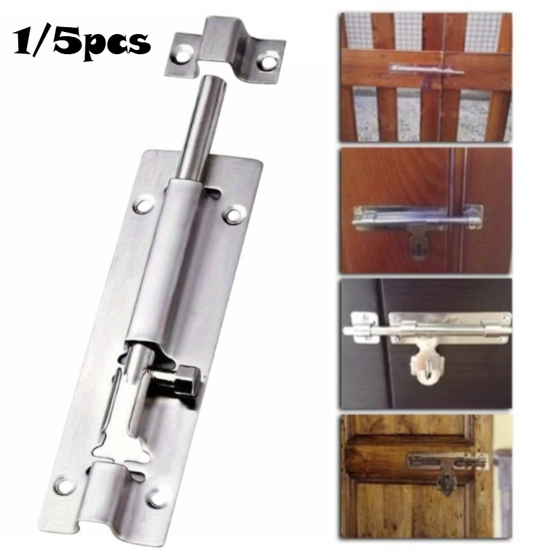 Barrel Bolt Slide - Perno de puerta de acero inoxidable,