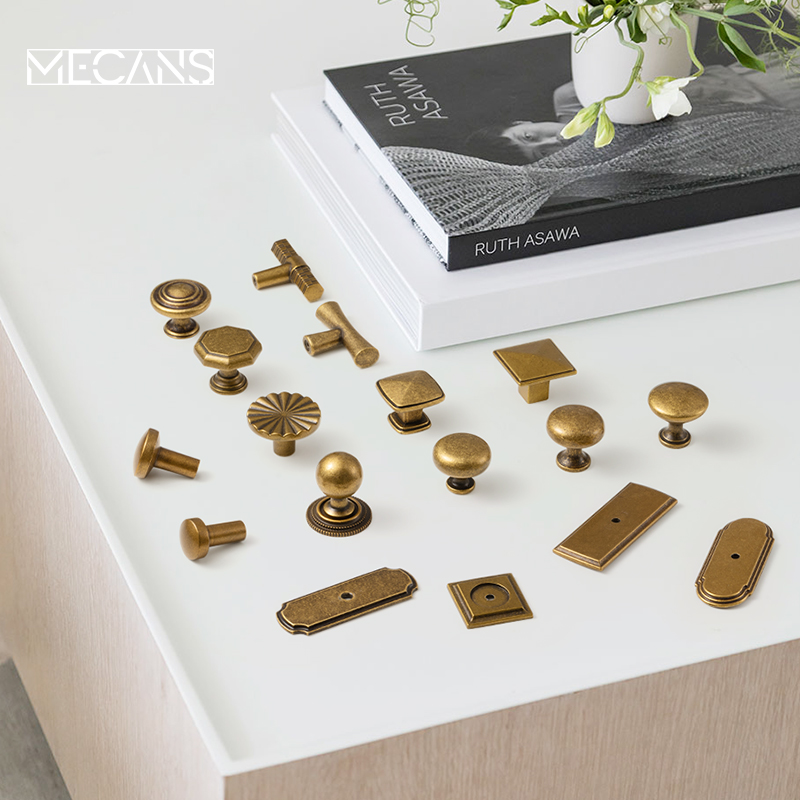 MECANS Perillas de gabinete de - Furniture Hardware With Backplate reseña y precio