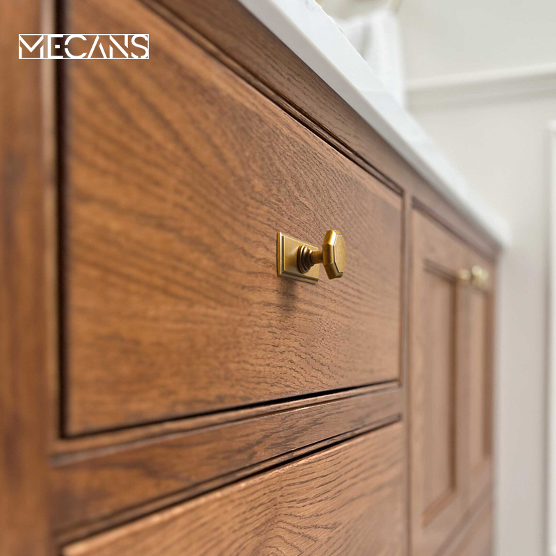 MECANS Perillas de gabinete de - Furniture Hardware With Backplate reseña y precio