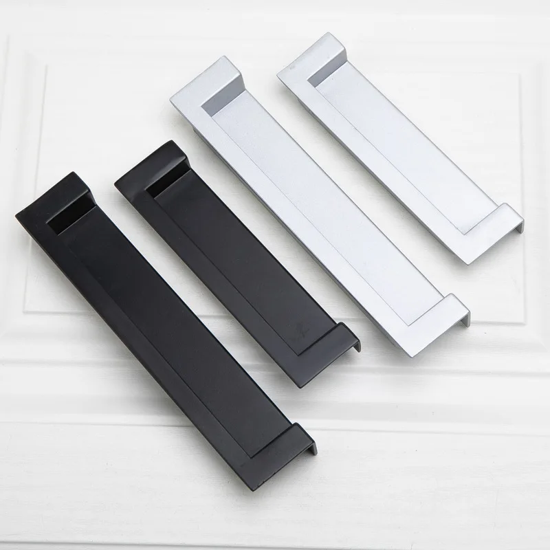 Manija de muebles oculta negra - Restoration Hardware Furniture Used reseña y precio