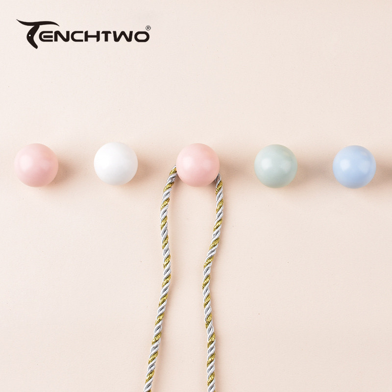 Ganchos de cerámica redondos,  - Furniture Hardware Supplies reseña y precio