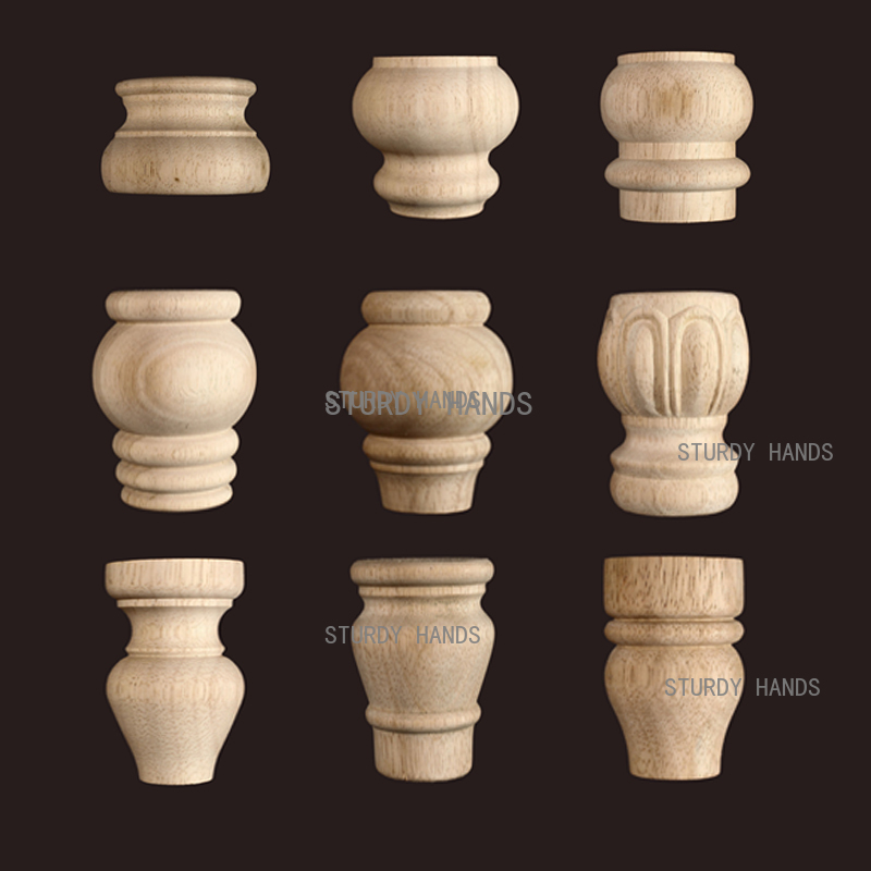 Patas Redondas de Madera Maciz - Furniture Hardware For Legs reseña y precio