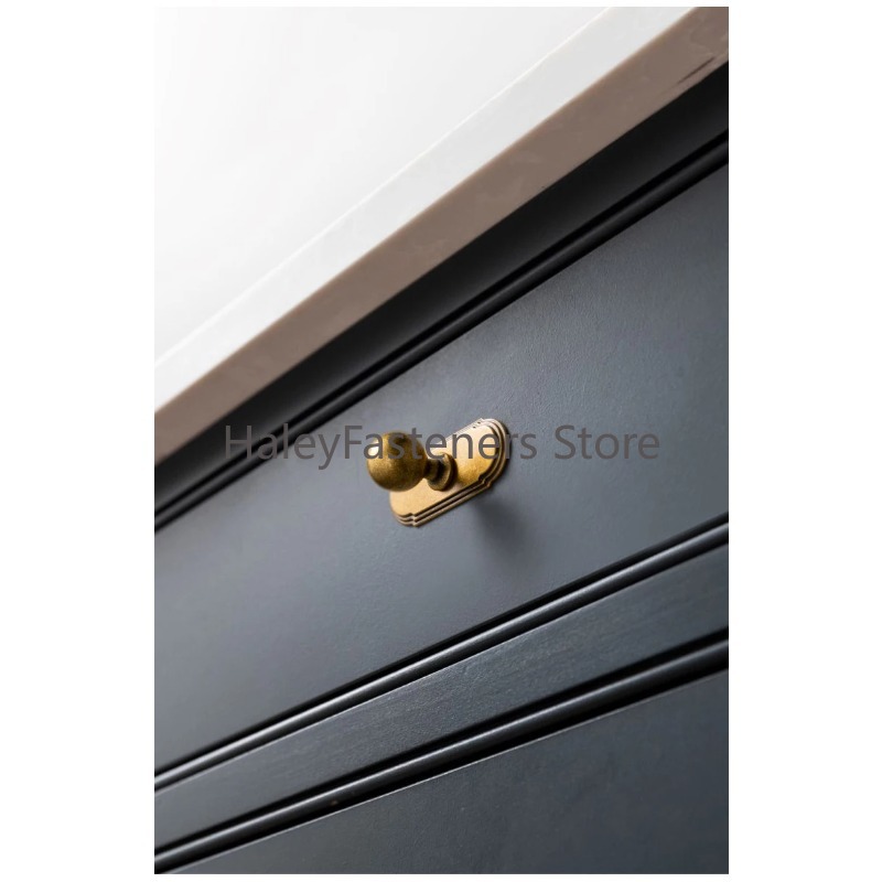 Perillas de gabinete de latón  - Furniture Hardware With Backplate reseña y precio