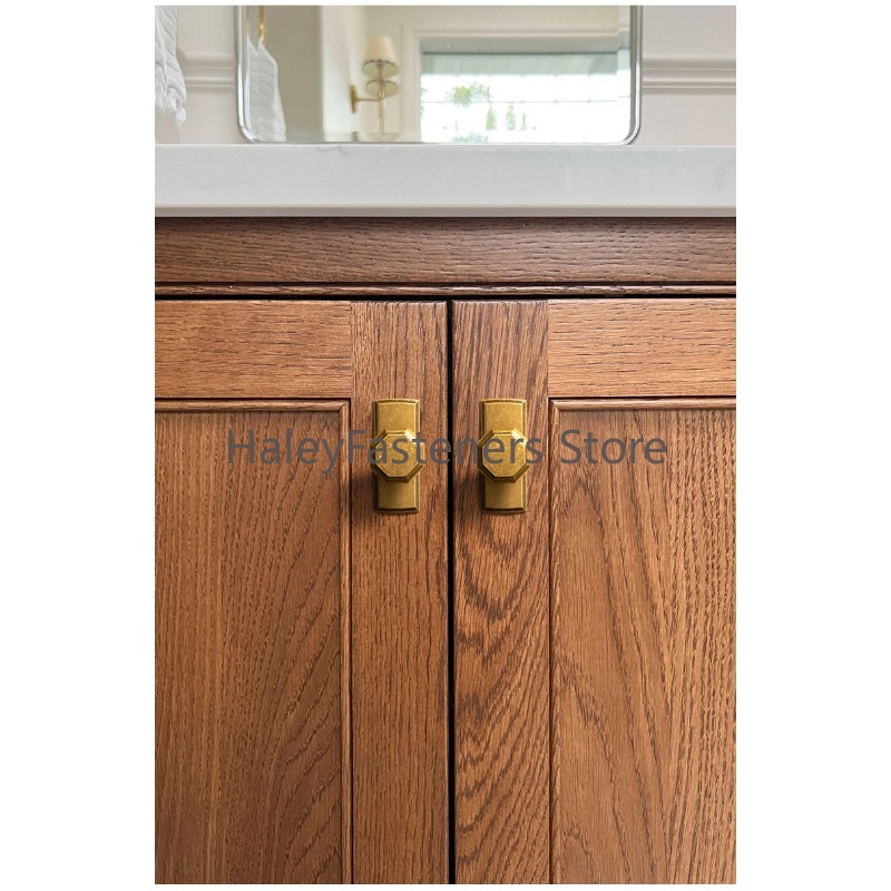 Perillas de gabinete de latón  - Furniture Hardware With Backplate reseña y precio