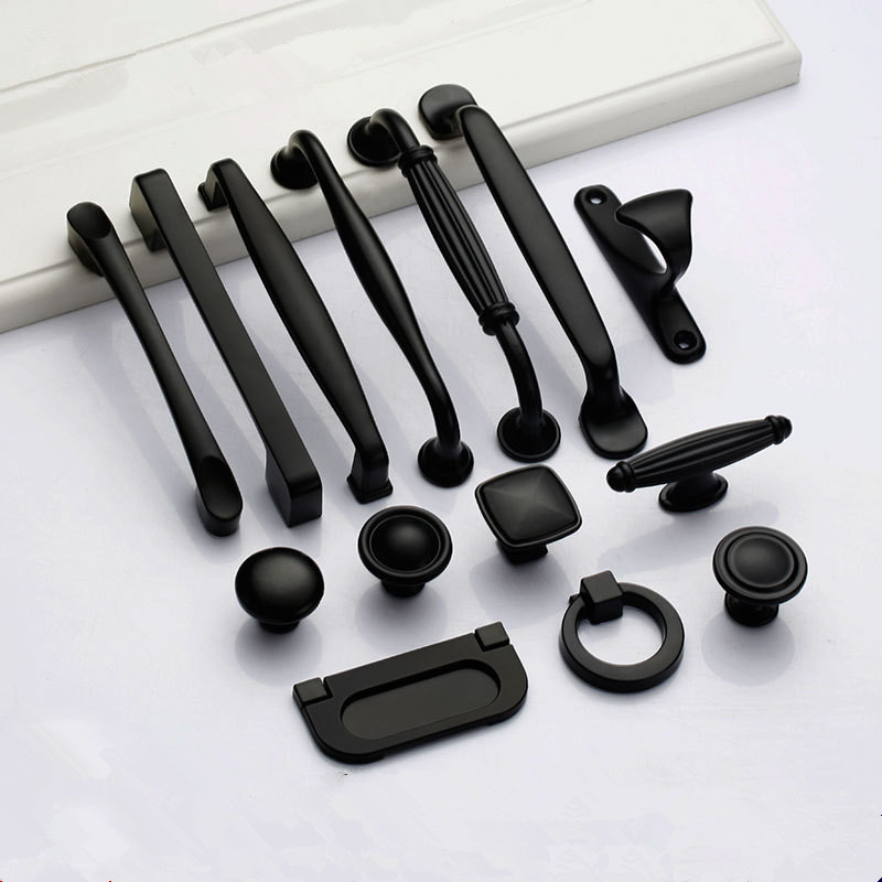 Tiradores negros para muebles, - Furniture Hardware Restoration reseña y precio