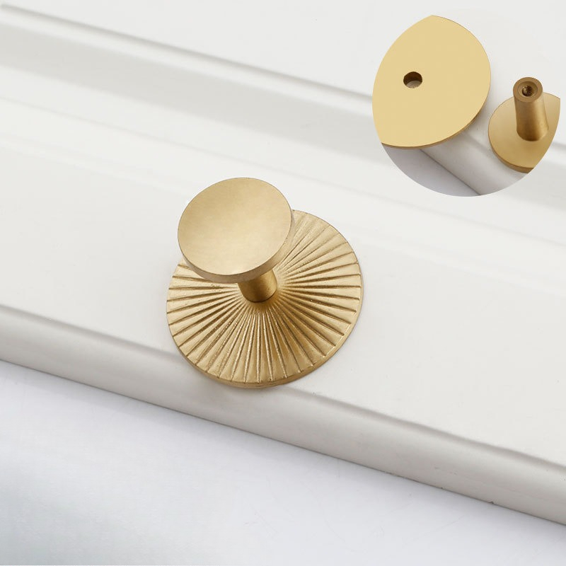Tiradores de latón macizo para - Furniture Hardware With Backplate reseña y precio