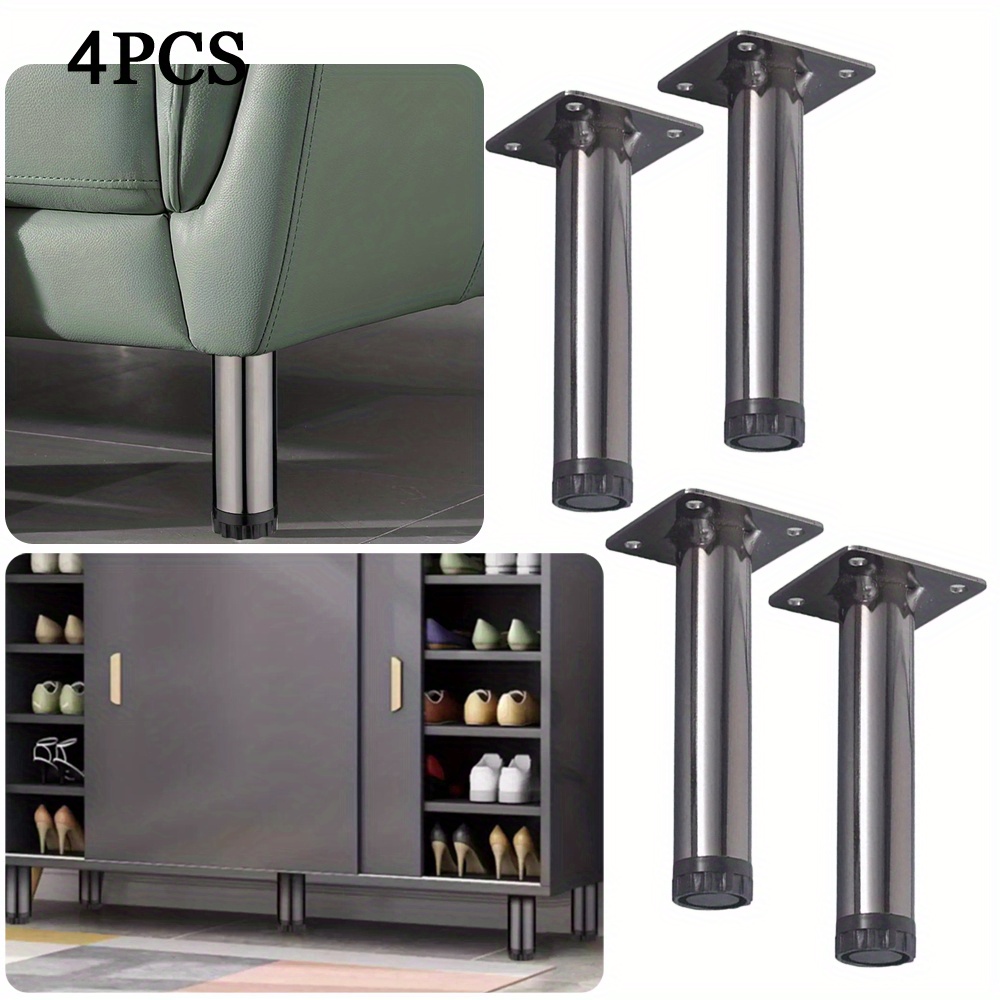 4 Uds nuevo diseño Gun Grey 15 - Furniture Hardware For Legs reseña y precio