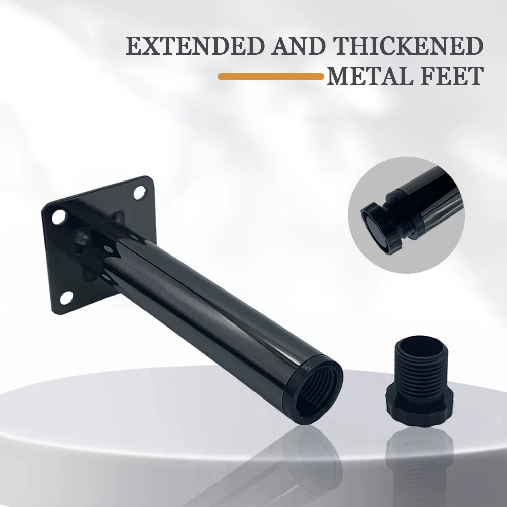 4 Uds nuevo diseño Gun Grey 15 - Furniture Hardware For Legs reseña y precio