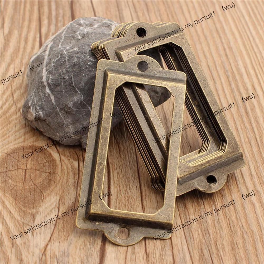 12 Uds. De etiquetas de metal  - Furniture Hardware Business reseña y precio