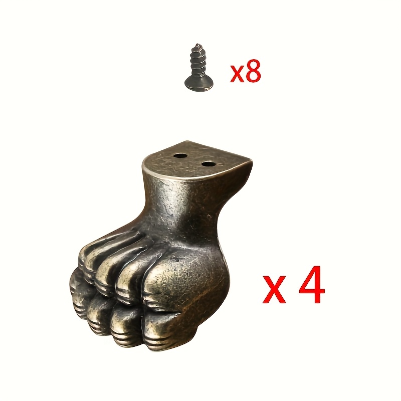 4 piezas de herrajes decorativ - Furniture Hardware For Legs reseña y precio