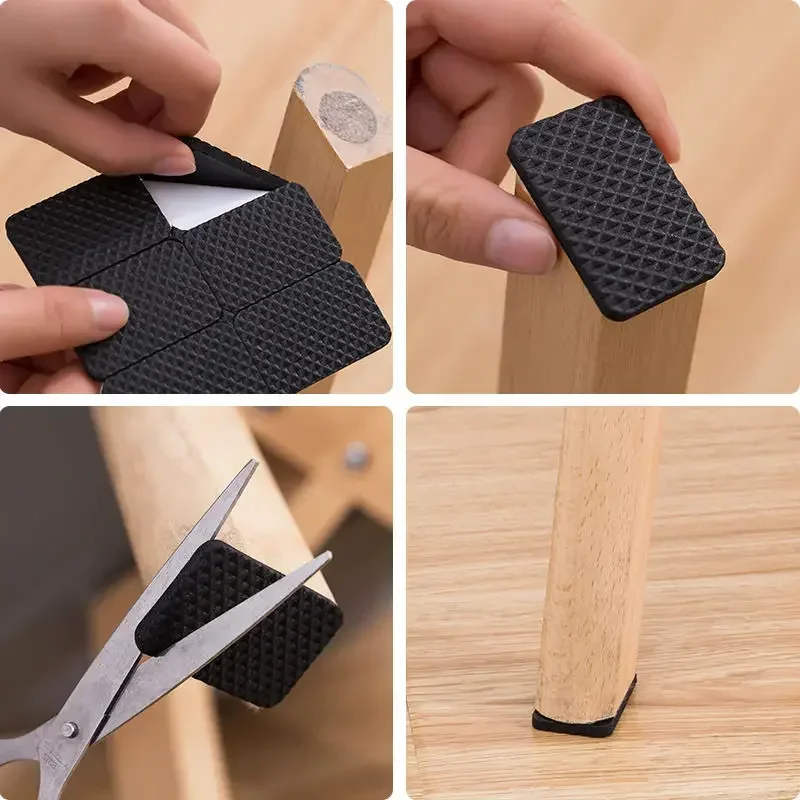 Almohadillas de goma para pata - Furniture Hardware For Legs reseña y precio