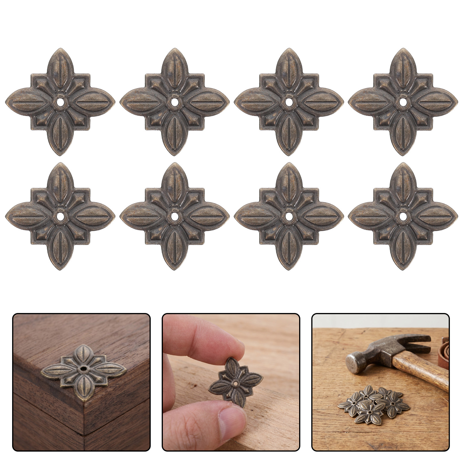 50 piezas de placas decorativa - Furniture Hardware With Backplate reseña y precio