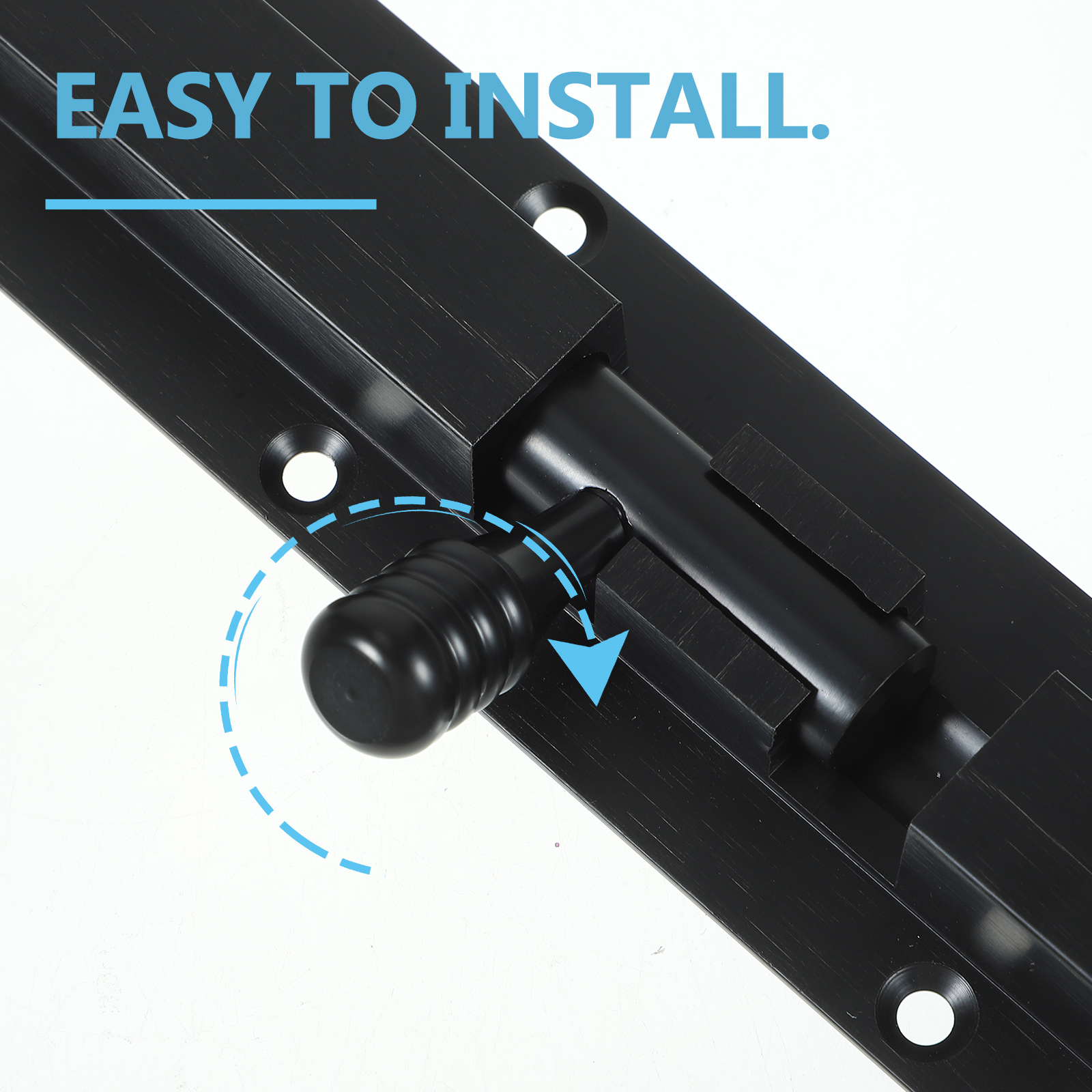 Pestillo de puerta de aleación - Barrel Bolt Slide reseña y precio